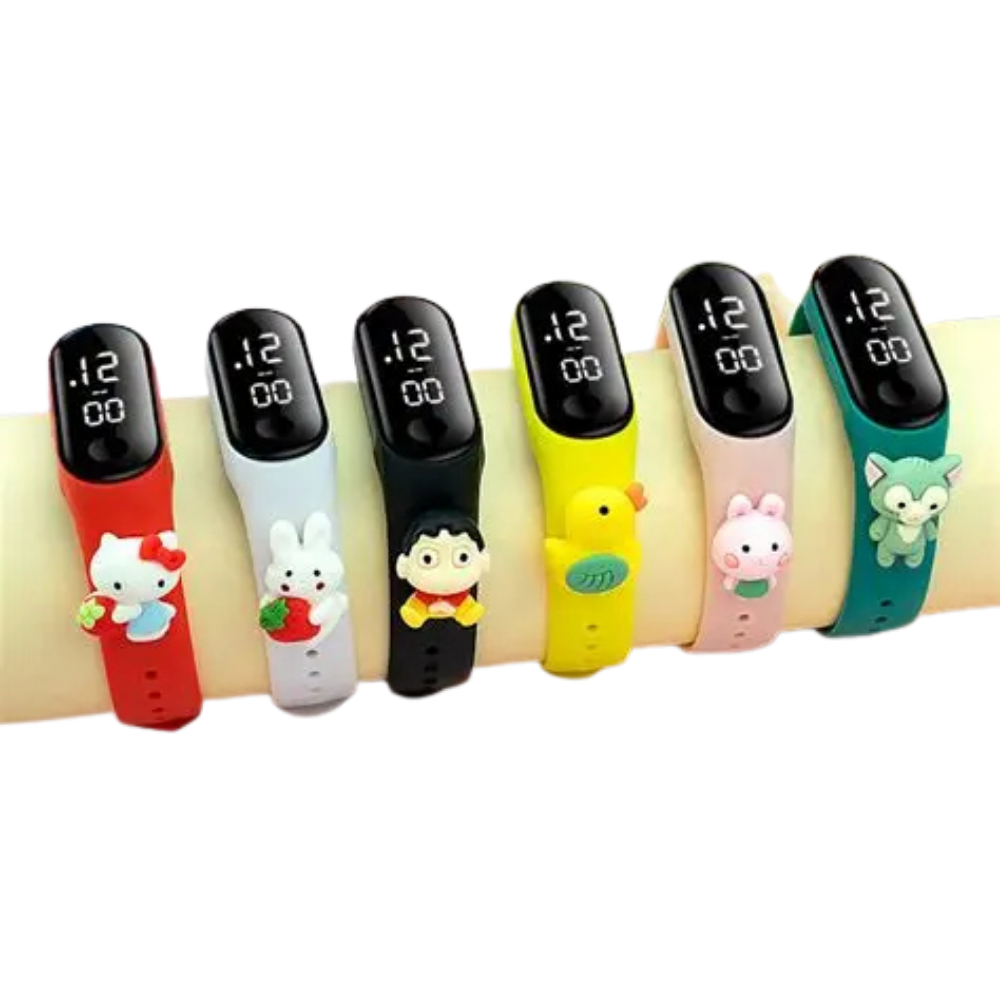 Montre Panda Lumineuse pour Enfant axée cadeau – Bracelet Tactile LED Étanche et Amusant