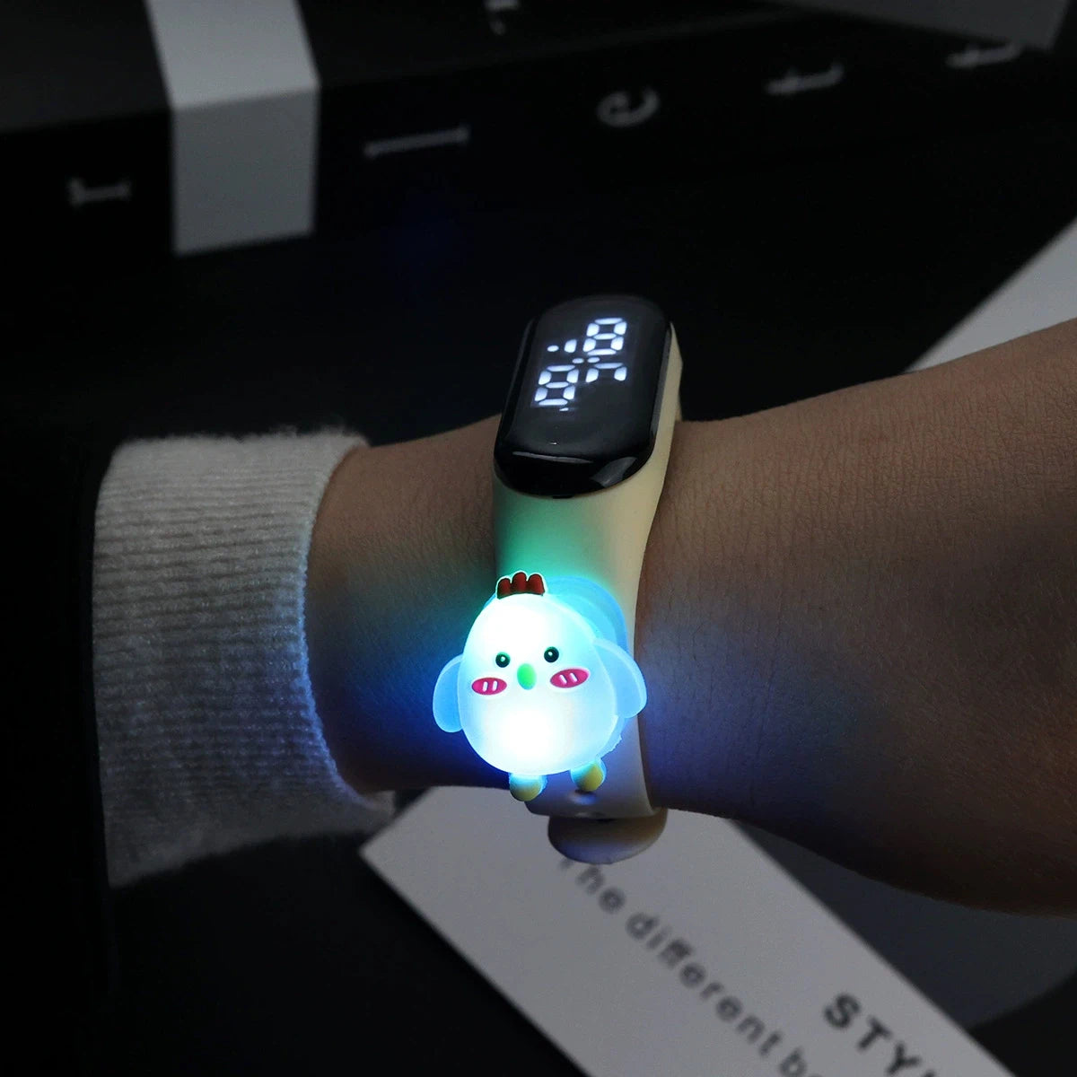 New Light Animal Children Watches For Girls Electronic Bracelet Sports Touch LED panda Doll Kids Watch Women Waterproof Clock