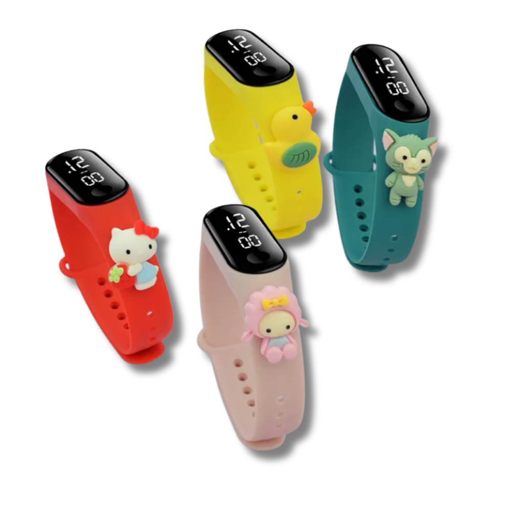 Montre Panda Lumineuse pour Enfant axée cadeau – Bracelet Tactile LED Étanche et Amusant