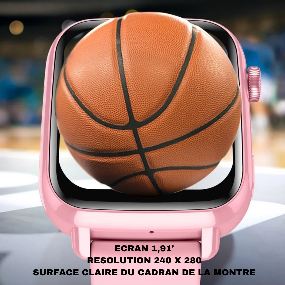 Montre Connectée Enfant 4G multifonctions avec GPS et Appel Vidéo – SOS, Suivi de Localisation, Caméra et Suivi d'Activité