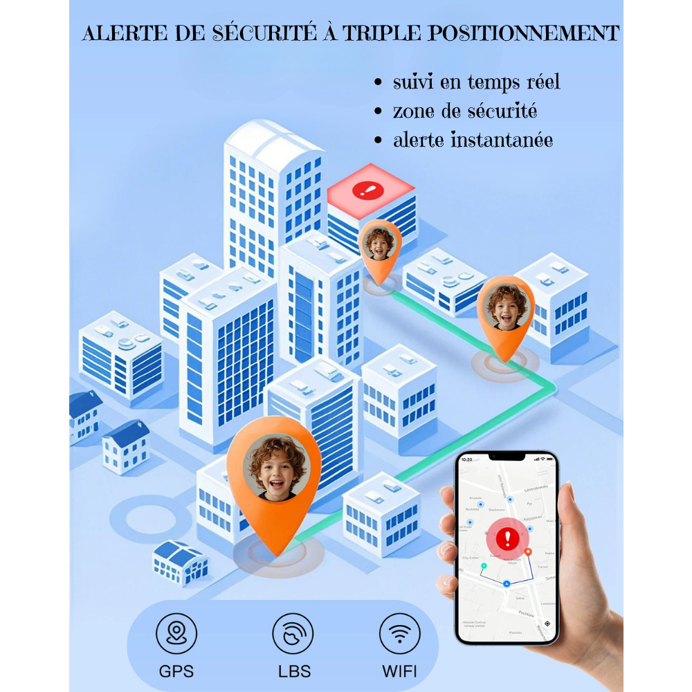 montre connectée enfants avec tracker