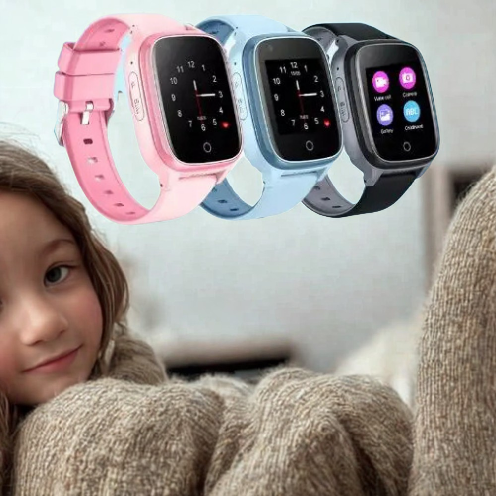 Ayass Kids Smartwatch 4G avec GPS & SOS – Appel Vidéo HD, Caméra & Étanchéité IP67