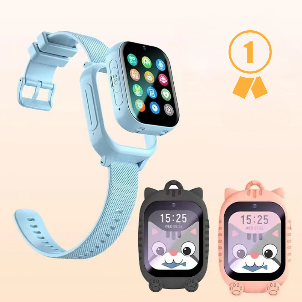 Montre Tracker Enfant | Localisation 4G + Appel Vidéo Sécurisé
