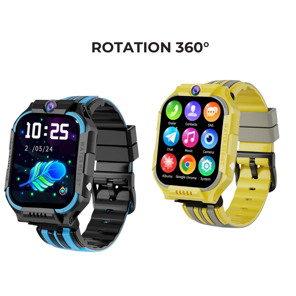 montre connectée enfant rotation 360°