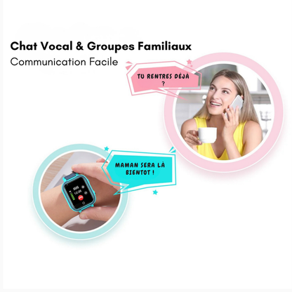 Montre Connectée Enfant 4G avec GPS et Appel Téléphonique – Écran 1.4" | Modèle Hold Mi Global