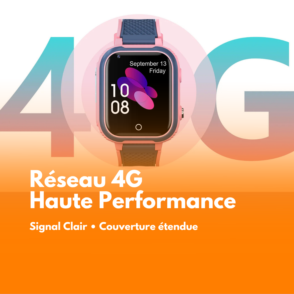 Montre Connectée Enfant 4G avec GPS et Appel Téléphonique – Écran 1.4" | Modèle Hold Mi Global