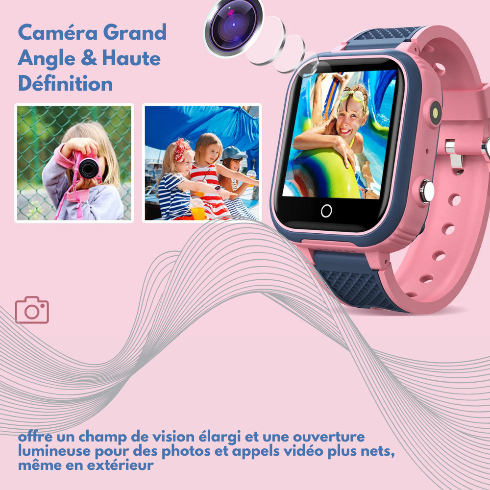 Montre Connectée Enfant 4G avec GPS et Appel Téléphonique – Écran 1.4" | Modèle Hold Mi Global