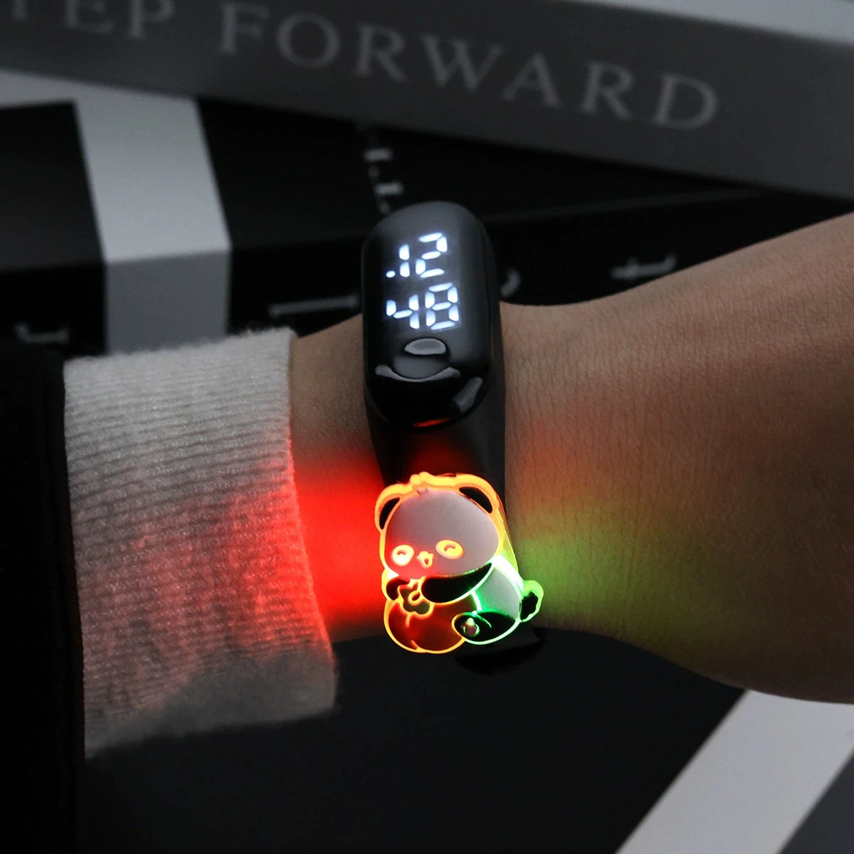 New Light Animal Children Watches For Girls Electronic Bracelet Sports Touch LED panda Doll Kids Watch Women Waterproof Clock