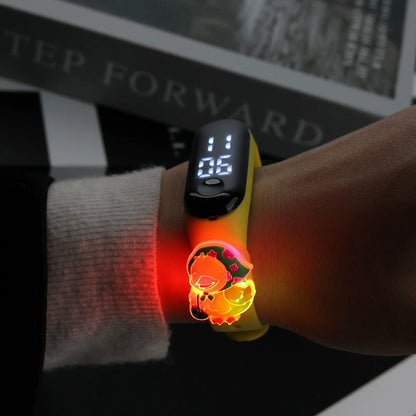 New Light Animal Children Watches For Girls Electronic Bracelet Sports Touch LED panda Doll Kids Watch Women Waterproof Clock