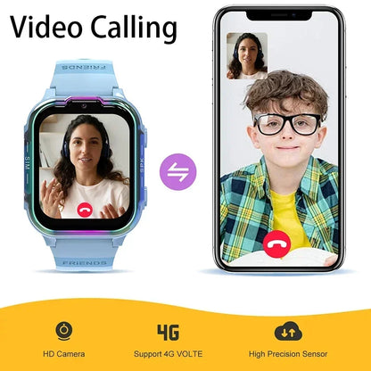 SIM Smart Watch Kids GPS WIFI Video Call SOS Waterproof Child For Xiaomi Smartwatch Camera Monitor Tracker Location Phone Watch