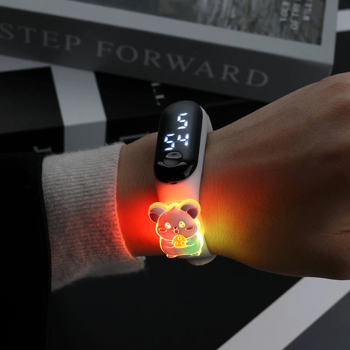 New Light Animal Children Watches For Girls Electronic Bracelet Sports Touch LED panda Doll Kids Watch Women Waterproof Clock