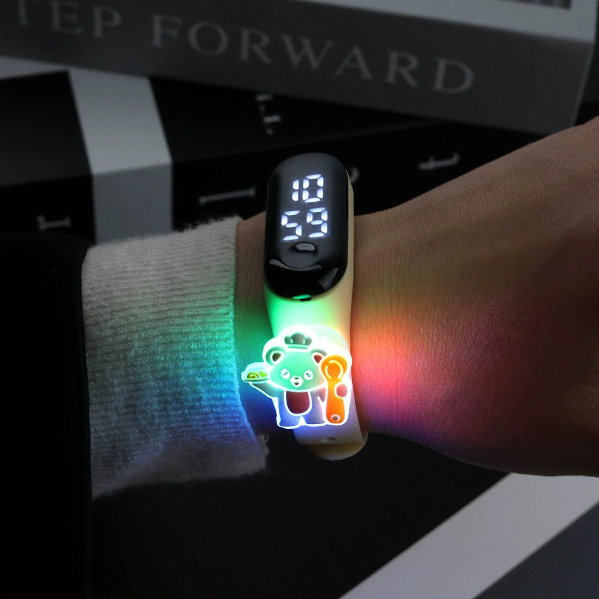 New Light Animal Children Watches For Girls Electronic Bracelet Sports Touch LED panda Doll Kids Watch Women Waterproof Clock