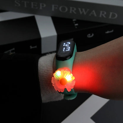 New Light Animal Children Watches For Girls Electronic Bracelet Sports Touch LED panda Doll Kids Watch Women Waterproof Clock