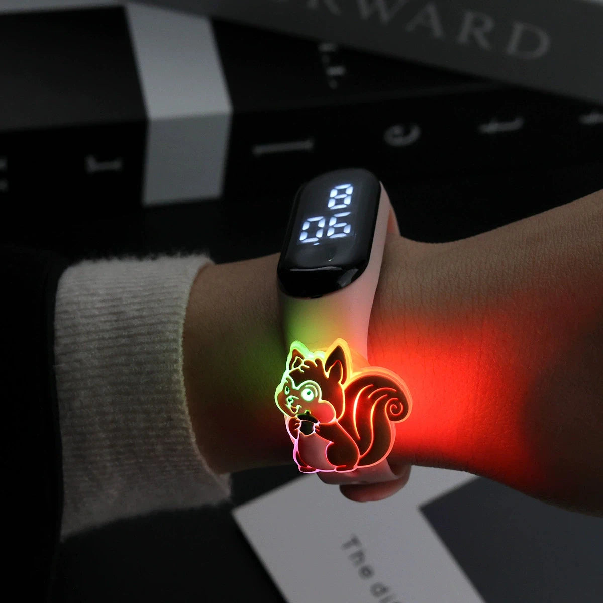 New Light Animal Children Watches For Girls Electronic Bracelet Sports Touch LED panda Doll Kids Watch Women Waterproof Clock