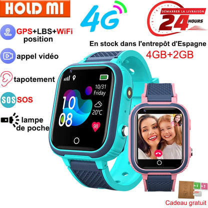 LT21 4G Smart Watch Kids GPS WIFI Video Call SOS IP67 Waterproof Child Smartwatch Camera Monitor Tracker Location Phone Watch