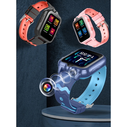 Montre Connectée Garçon/Fille 4G | GPS + Double Caméra